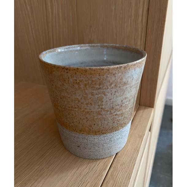hejdesign - Keramik håndlavet kop Latte, brick. KUN 4 TILBAGE
