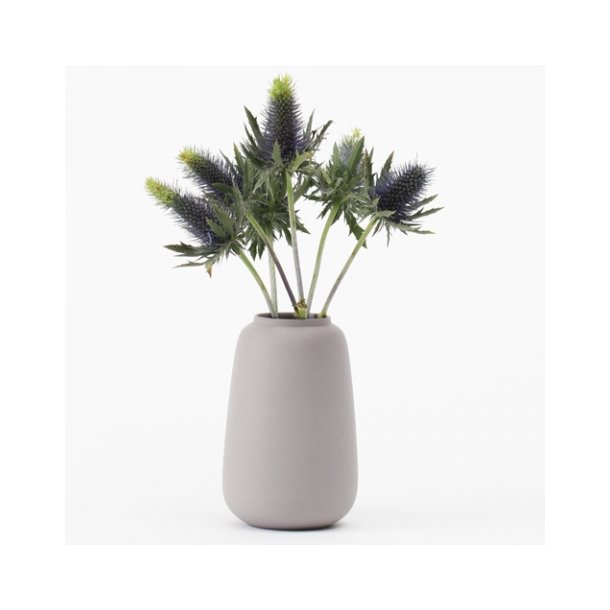 Ditte Fischer - Keramik håndlavet vase, lille, grå 