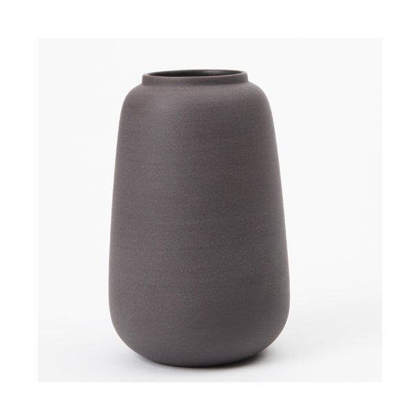 Ditte Fischer - Keramik håndlavet vase, lille, sort