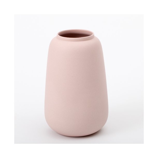 Ditte Fischer - Keramik håndlavet vase, lille, rosa